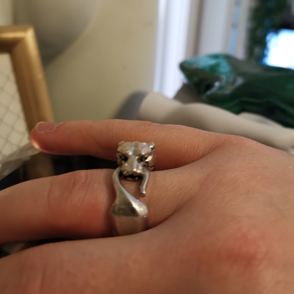 Effy Men's Panther Ring Sterling Silver US 10.5 - Picture 2 of 11